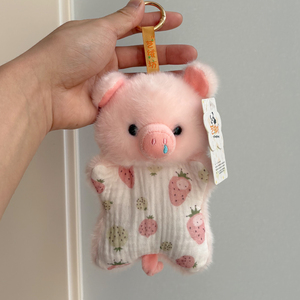 豆袋小猪毛绒小挂件公仔玩偶情侣