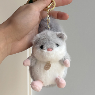 大尾巴松鼠毛绒小挂件公仔玩偶情侣包包挂饰可爱女生书包配饰礼物
