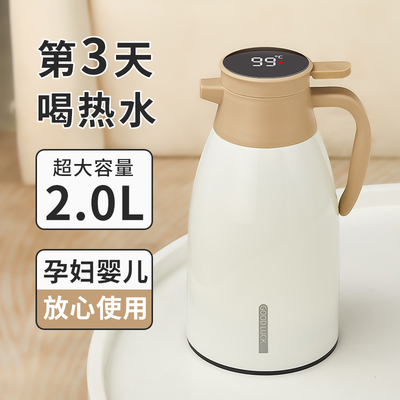 保温壶2025新款家用保温水壶大容量暖水瓶玻璃内胆热水壶开水暖瓶