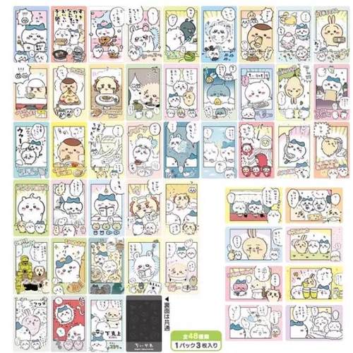 正品chiikawa吉伊卡哇拍立得卡片吉伊小八乌萨奇盲盒周边一弹二弹