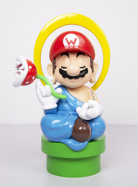 Unconstrained art space马里奥如来潮玩手办摆件礼物如意佛玩具