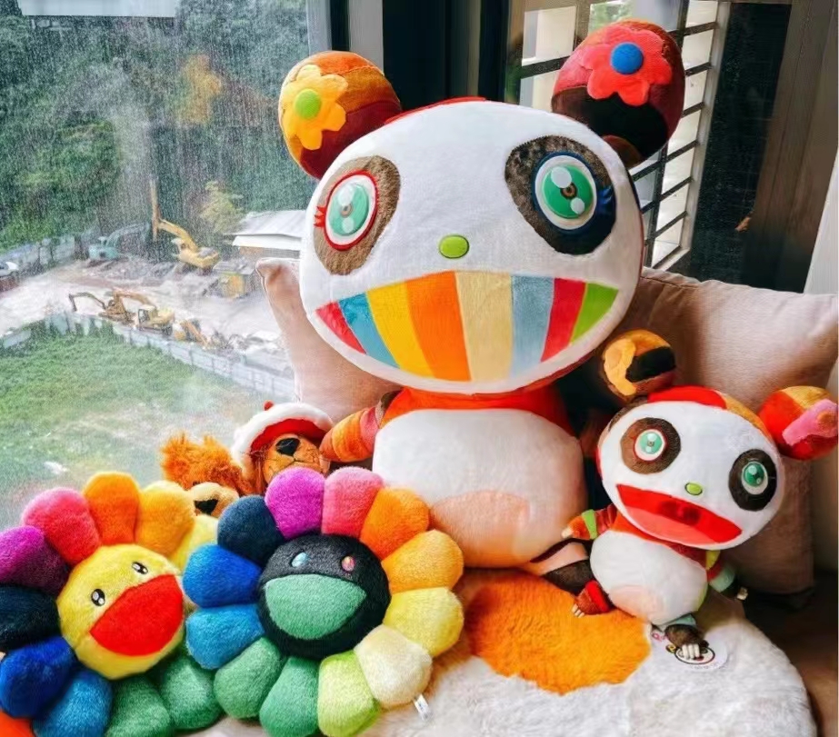 官方正品日本艺术家村上隆熊猫潮玩手办摆件玩偶公仔礼物潮流玩具