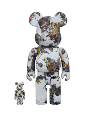 【正品现货】Bearbrick 积木熊 泼墨 jackson pollock 400%暴力熊