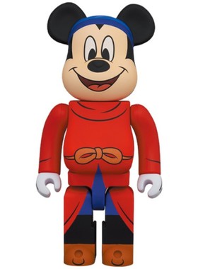 Bearbrick 积木熊 1000% Mickey Mouse 米奇魔法师 潮玩手办摆件