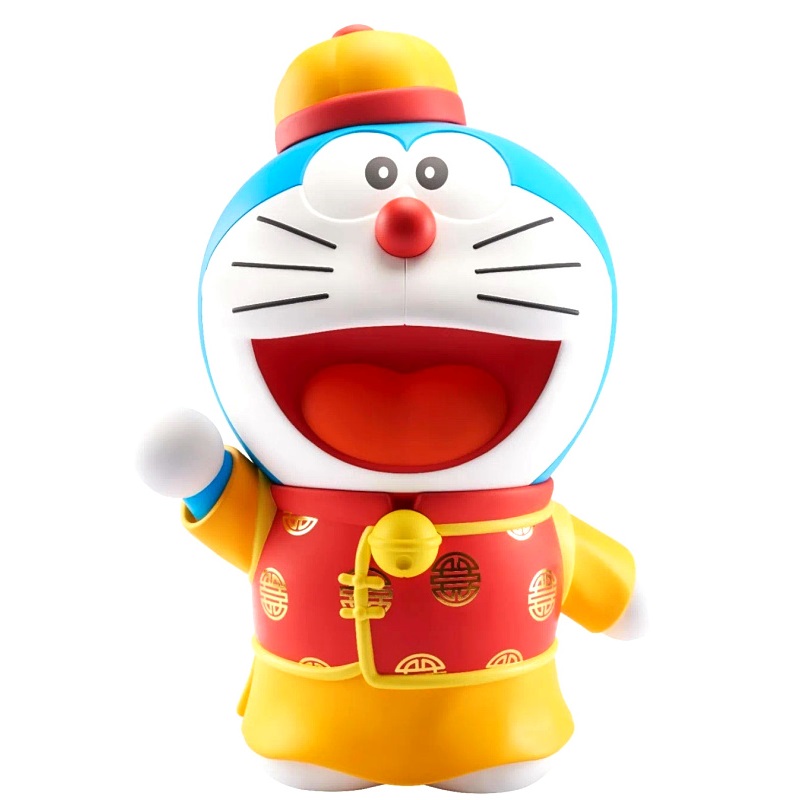 美光站哆啦A梦福仔摆件