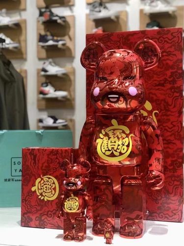 bearbrick积木熊红财神