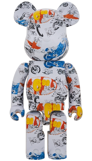 正品 bearbrick 安迪沃霍尔最后的晚餐积木熊 400% 1000%暴力熊