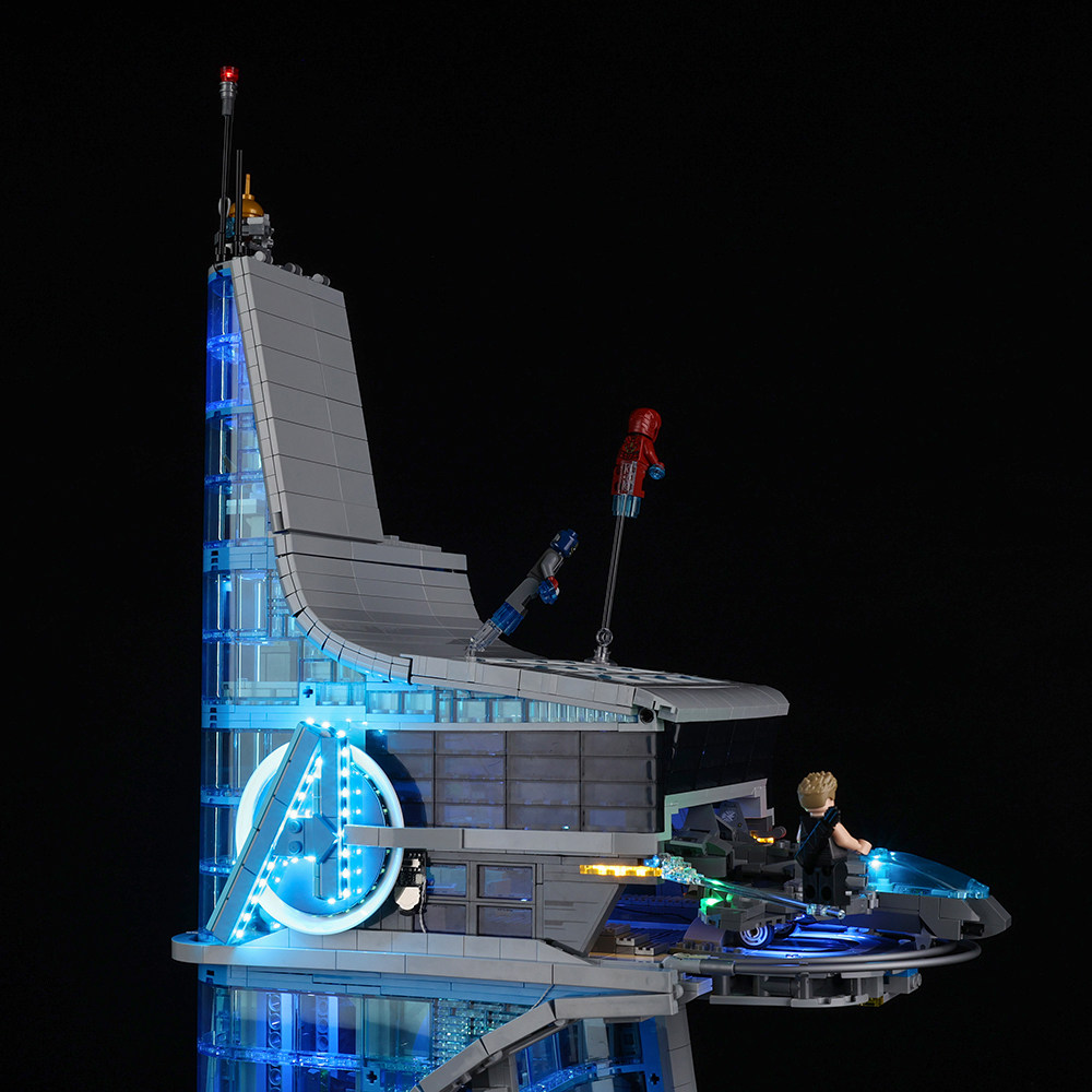 适用于乐高 76269复仇者联盟大厦 led灯饰灯具灯光灯组配件diy