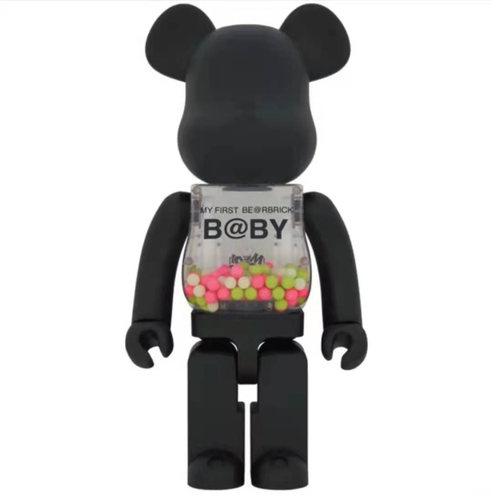BE@RBRICK400%1000%磨砂黑千秋