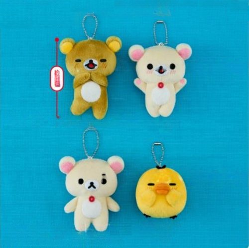 正品SANX轻松熊情绪系列毛绒挂件熊哥熊妹小黄鸡棕熊周边可爱礼物