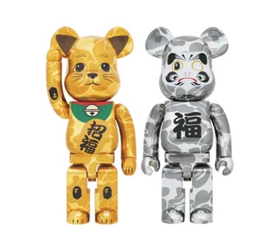 BE@RBRICK达摩招财二代摆件