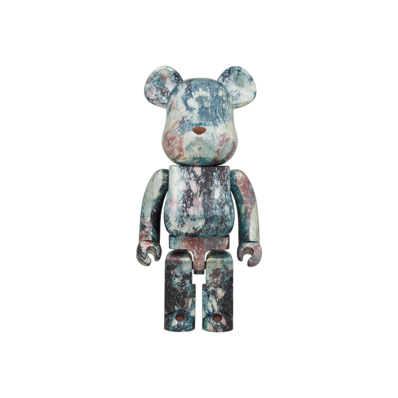 正品Bearbrick大理石积木熊 1000%第五代 PU5 PUSHEAD BE@RBRICK-封面