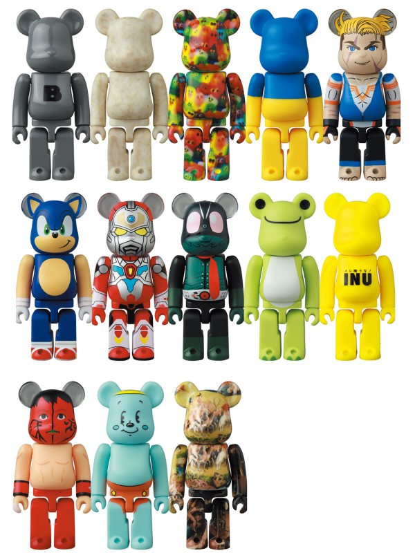 BE@RBRICK46代盲盒暴力熊公仔