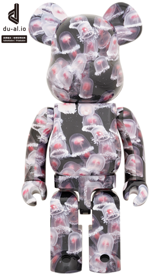 BE@RBRICK1000%水母积木熊