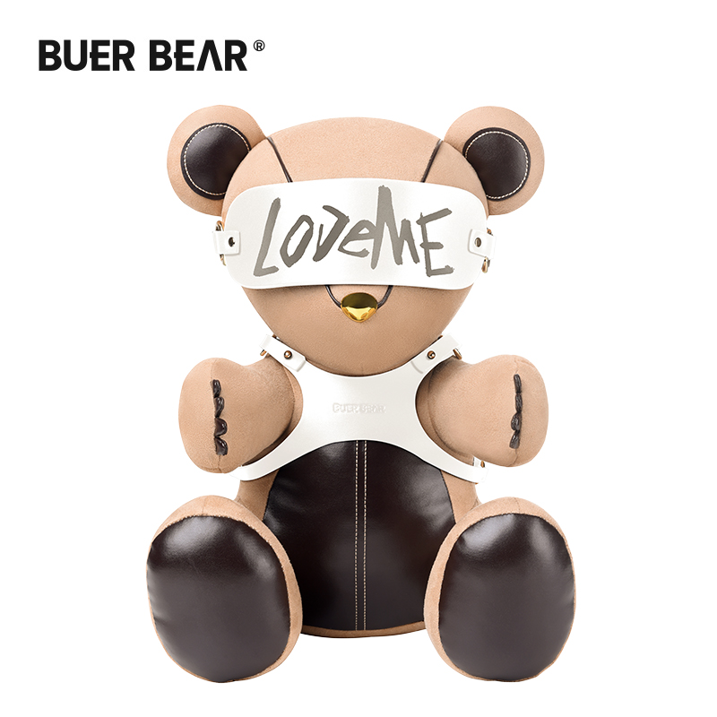 BuerBear布尔熊白色LOVEME公仔