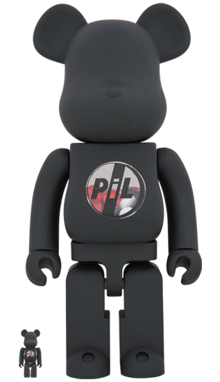 官方正品 Bearbrick PIL 黑色药丸1000% 积木熊 BE@RBRICK