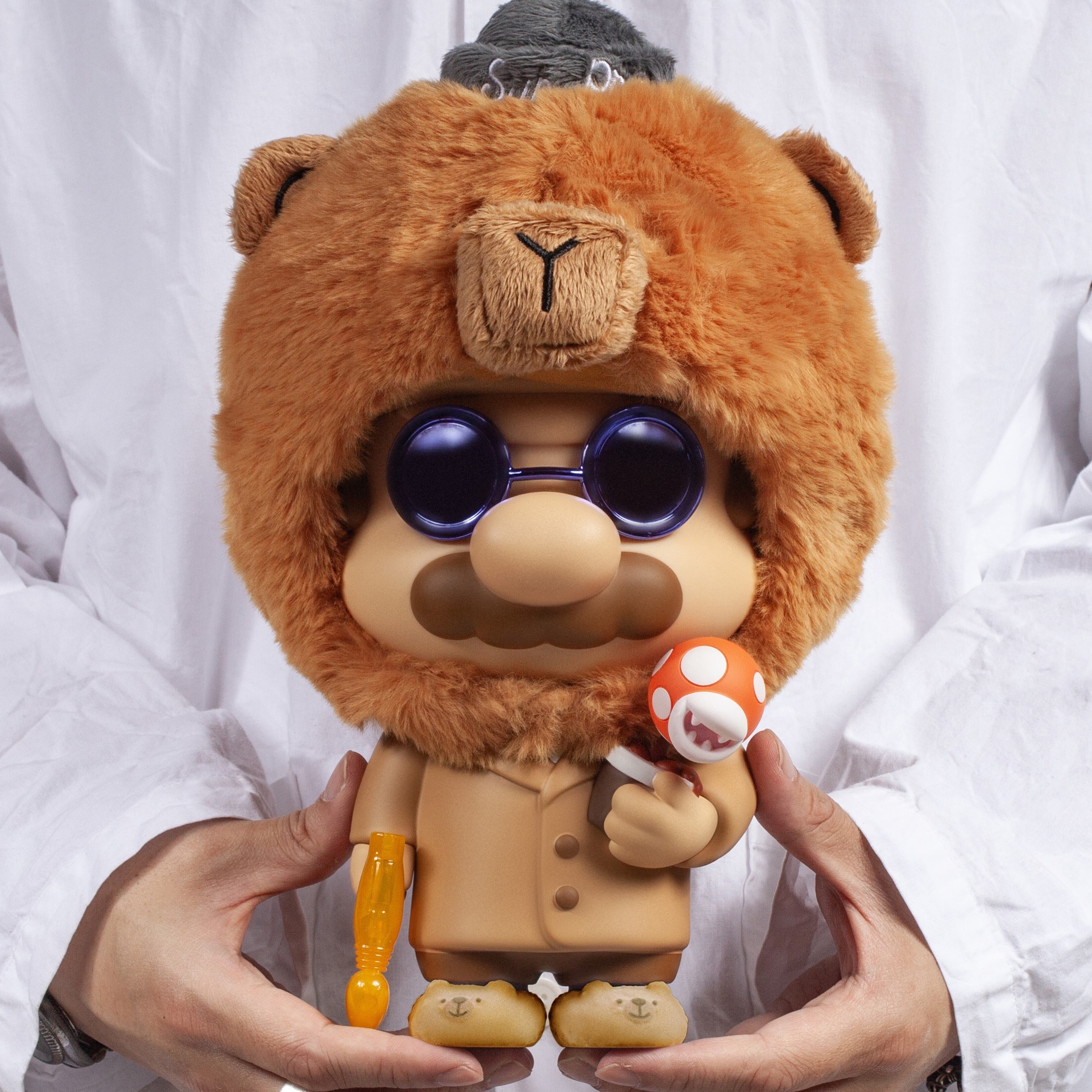 ZCWO杀手马里奥卡皮巴拉头套款限定手办摆件这个杀手不太冷周边