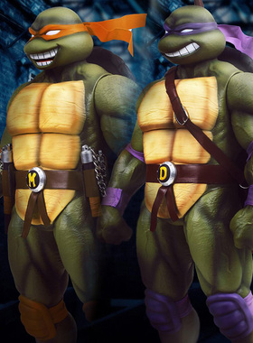 现货 ZCWO 忍者神龟TMNT潮玩手办摆件礼物潮流玩具艺术公仔收藏