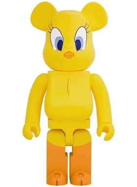 官方正品 Bearbrick 积木熊 崔弟 TWEETY  1000% 翠西BE@RBRICK