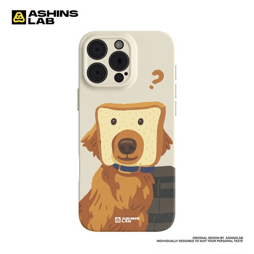 我是面包狗 苹果17ProMax软壳iPhone16华为mate70p精孔磨砂小米14p小众不撞壳13全包P40p趣味可爱夏天防摔15