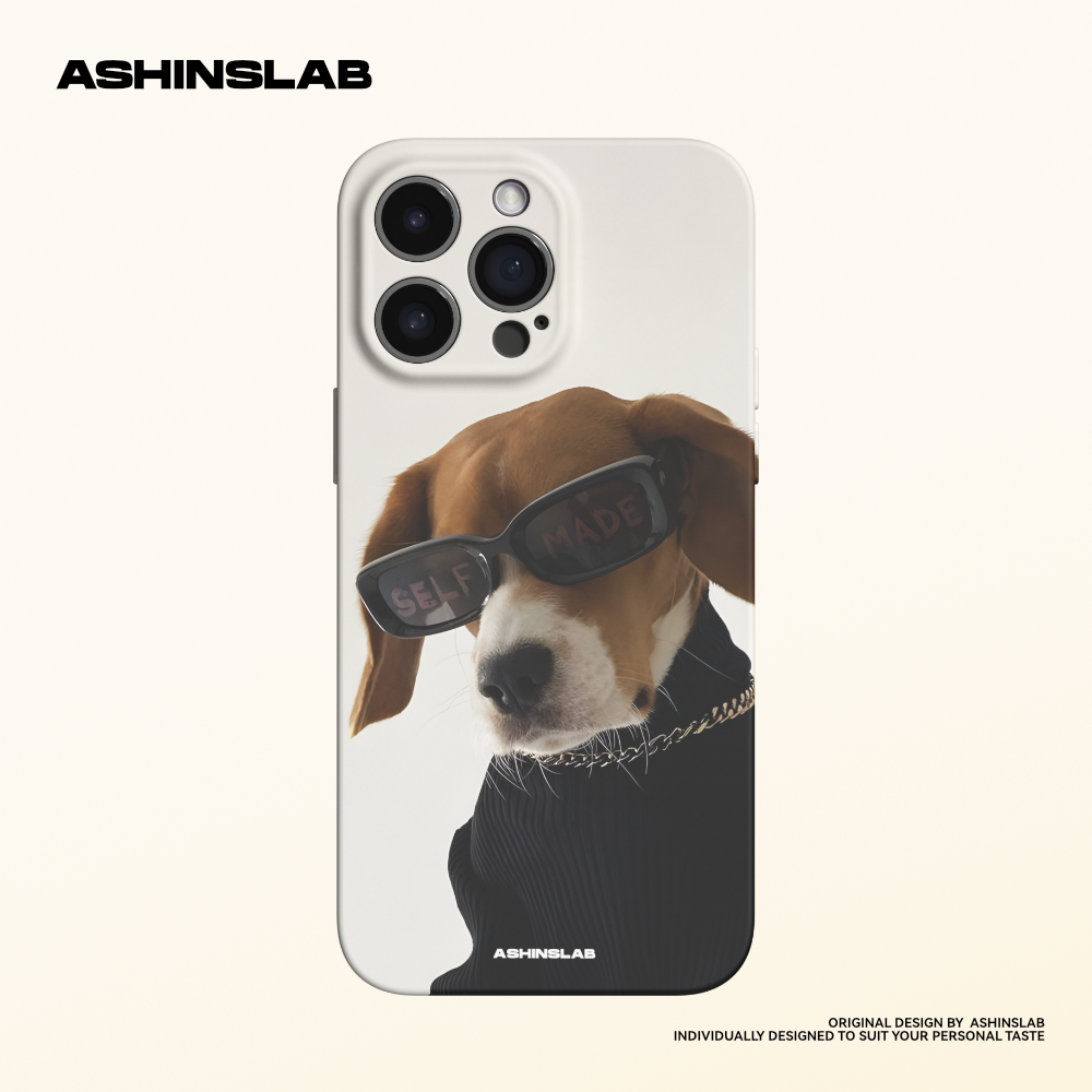 苹果酷酷小狗哥全包软壳