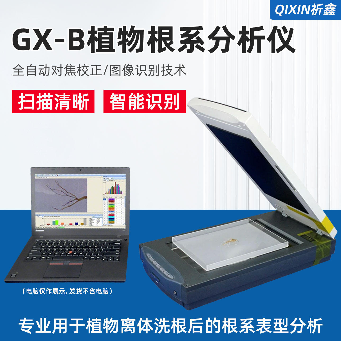 GX-B植物根系分析仪系统根尖形态图形数量检测图像扫描测定