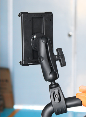 乘乙7-8英寸平板夹户外便携测绘仪平板支架越野iPad mini平板支架