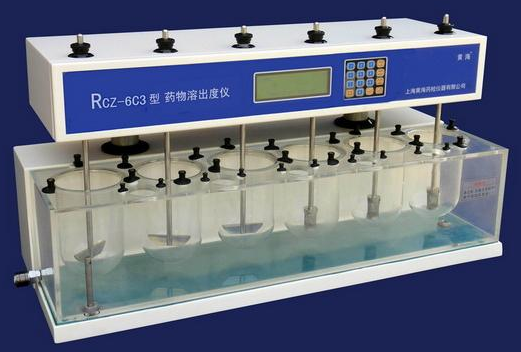 上海黄海药检六杯智能药物溶出度仪rcz-6c3 液晶显示 usb