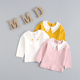 3女童长袖 百搭上衣 春6 12个月婴儿t恤1 特价 一岁女宝宝打底衫