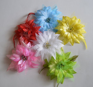 舞蹈头饰头花民族舞头饰现代舞蹈头饰开场舞台演出头花百合头花