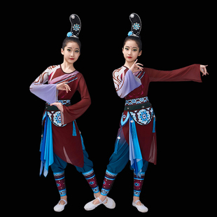 艺考剧目汉唐儿童敦煌飞天柘枝舞芳华古典舞蹈服装新款舞蹈演出服