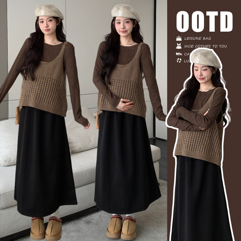 【初韵】2025秋季新款孕妇套装