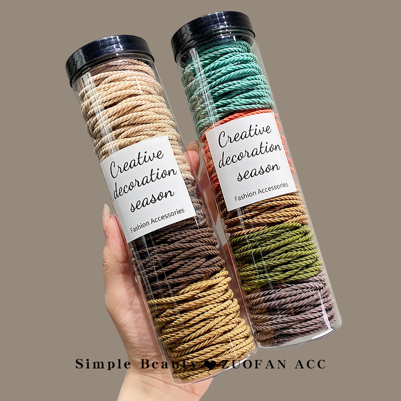 橡皮筋女扎头发圈高弹力耐用不勒头发绳2024新款夏季简约气质头绳