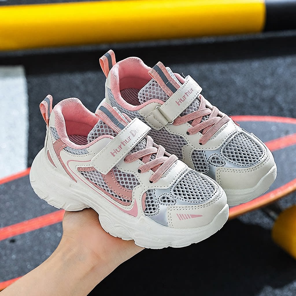 春夏新款儿童单网运动鞋男女童鞋
