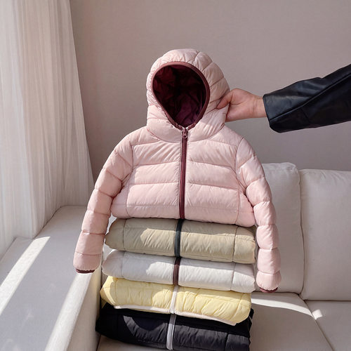 儿童羽绒棉服男童轻薄款棉袄女童
