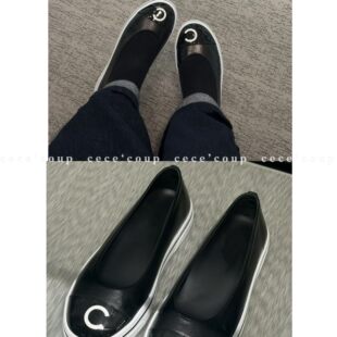 一脚蹬乐福鞋 BVKV今年超流行 26FW撞色浅口单鞋 新品