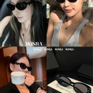 新款 25b蝴蝶结猫眼墨镜素颜太阳镜 BVKV26