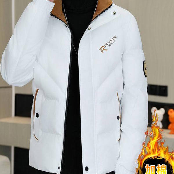 冬季男士羽绒棉服加厚保暖短款