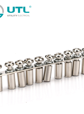 尤提乐JQ10-2.5中心联络件10位可切割用于2.5平方的JUT2系列端子