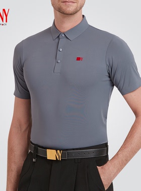 NY纳艺新款灰色polo衫国标舞服摩登拉丁舞服训练练习舞蹈服
