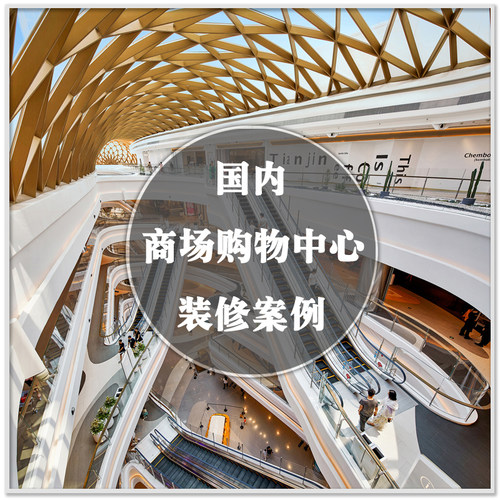 DA-123国内商场购物百货中心商业街店铺店面建筑室内设计案例素材