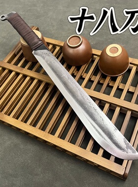 户外携带防身短刀弹簧钢一体刀荒野求生开路唐横刀车载兵器未开刃
