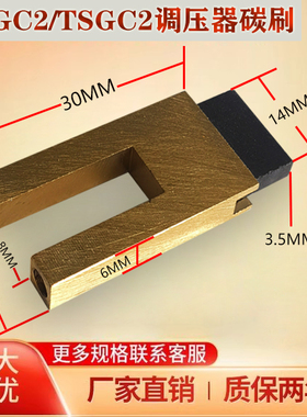 调压器配件碳刷TDGC2-1000VA/2kw/5KVA TSGC2-6KVA9KVA专用碳刷头