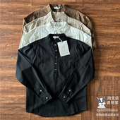 亨利领衬衫 复古风长袖 秋季 中式 男套头半开襟设计时尚 休闲正肩上衣