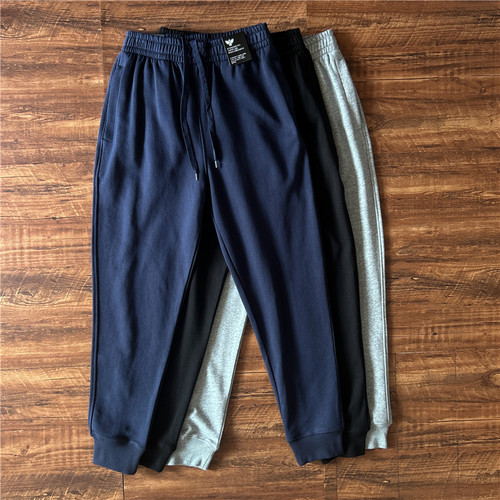 日单收口裤针织棉毛圈卫裤秋薄款