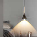 卧室床头灯简约轻奢现代智能可升降小吊灯高级感氛围灯背景墙灯