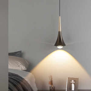 智能可升降卧室小吊灯高级感