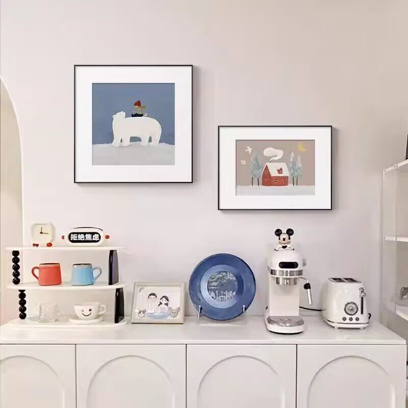 卧室床头装饰画儿童房女孩卡通挂画女孩房间组合壁画组合画书房画