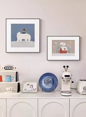 儿童房组合画女孩卡通装饰画