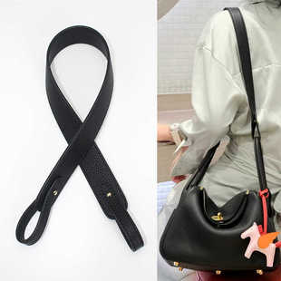 H家菜篮子迪琳包肩带改造配件宽荔枝纹单肩腋下斜挎背包皮带替换
